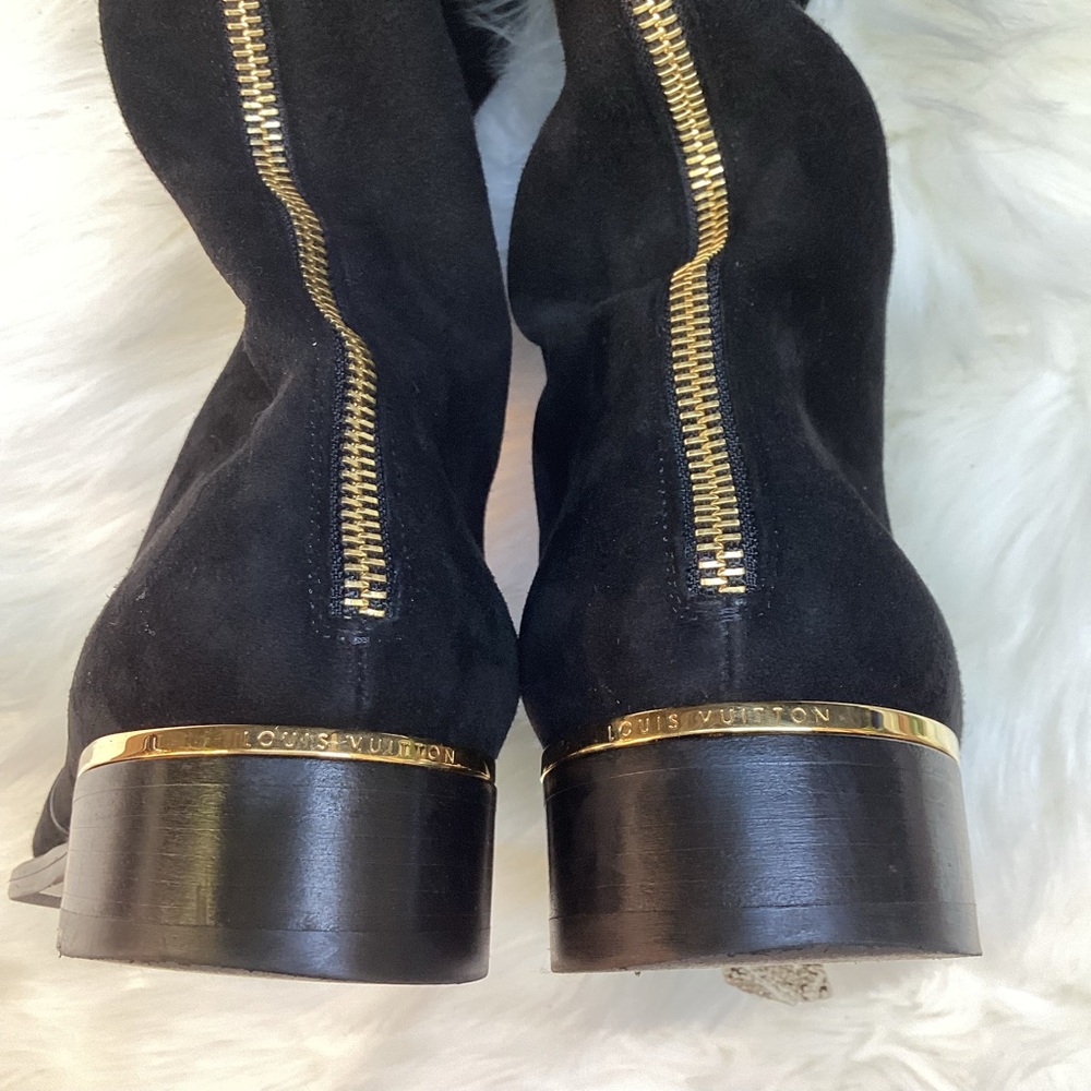 Louis Vuitton Black Over the Knee Boots - Picture 15 of 16